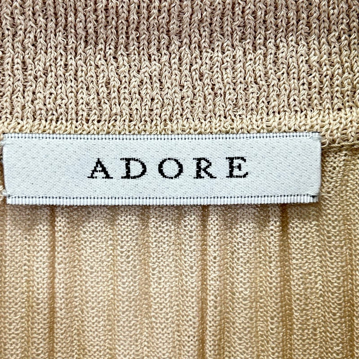 ADORE アドーア 531-9175206 ランダムプリーツニット ワンピース