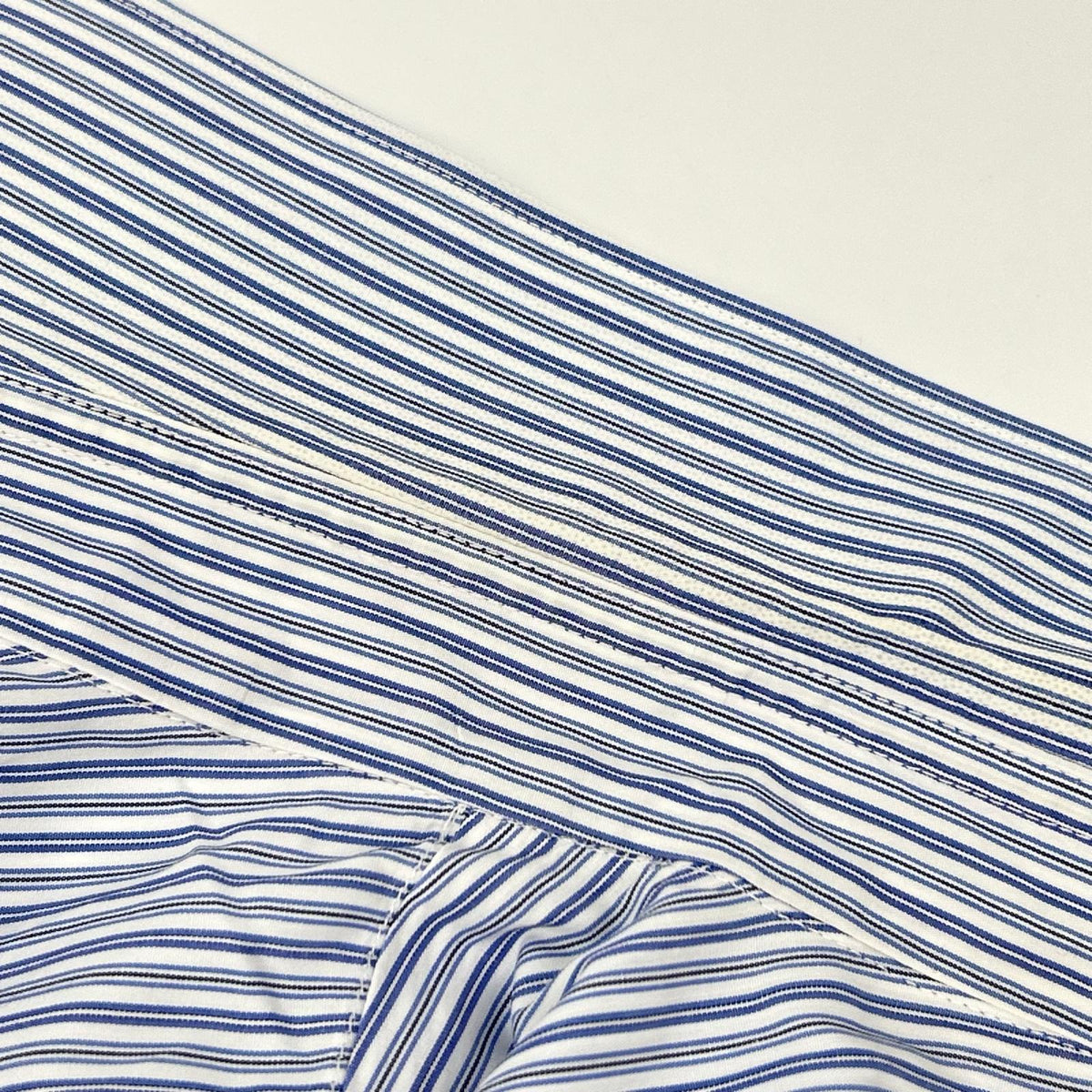 COMMEdesGARCONS SHIRT コムデギャルソンシャツ フランス製 CDGS7ST ライトブルー FOREVER S/S STRIPE SHIRT トップス