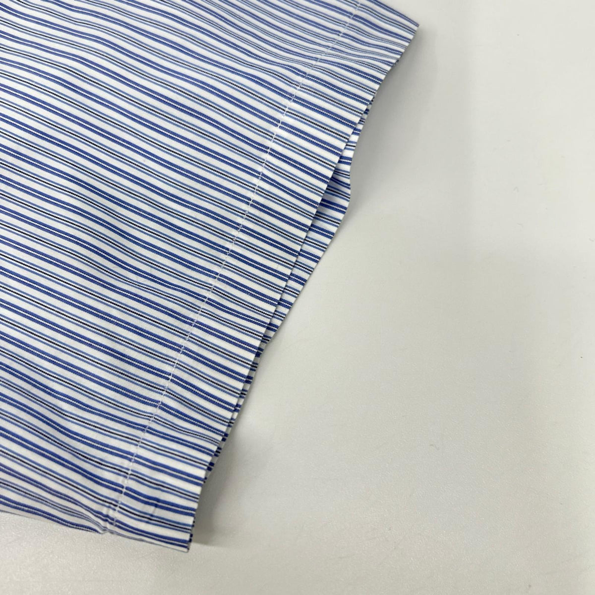 COMMEdesGARCONS SHIRT コムデギャルソンシャツ フランス製 CDGS7ST ライトブルー FOREVER S/S STRIPE SHIRT トップス