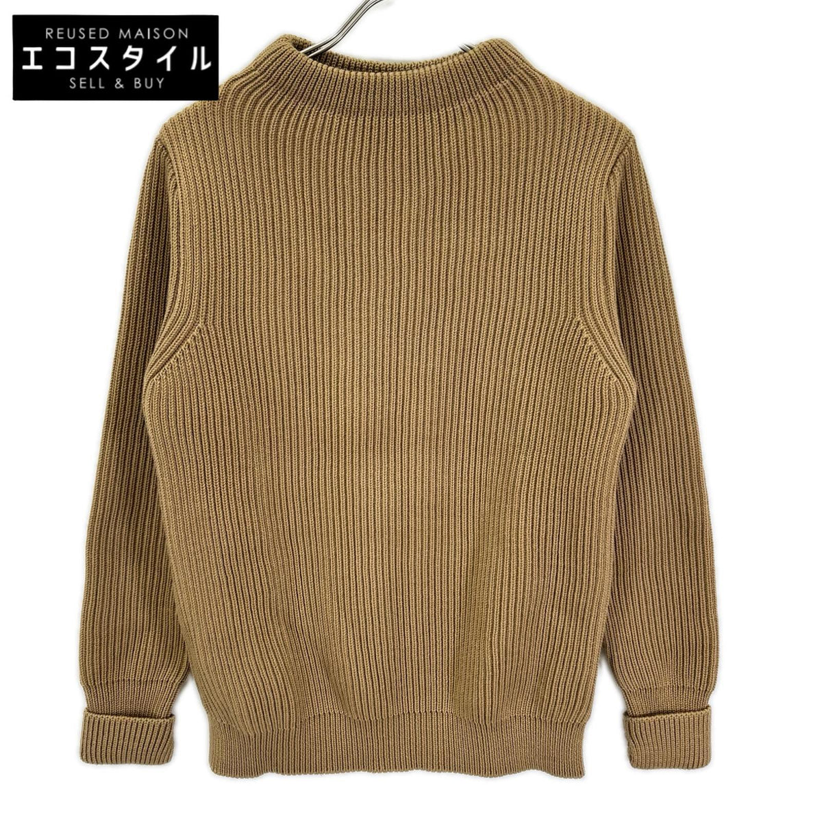 ANDERSEN-ANDERSEN アンデルセンアンデルセン ベージュ モックネック プルオーバーニット トップス