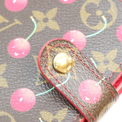 LOUIS VUITTON ルイヴィトン 05年製 M95005 モノグラムチェリー コンパクトジップウォレット 二つ折り財布（小銭入れあり）