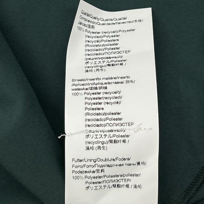 BOSS ボス 10248065 ダークグリーン フェイクレザー メッシュ ノースリーブ ワンピース ワンピース