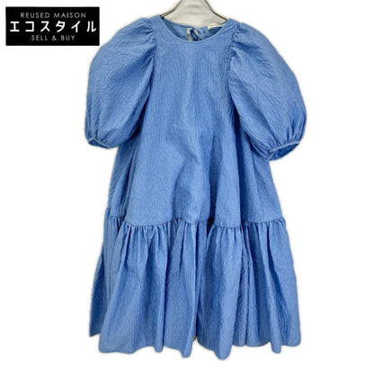 Cecilie Bahnsen セシリーバンセン 02.21-RTW0067 ライトブルー ALEXA DRESS/ アレクサドレス パフスリーブワンピース ワンピース