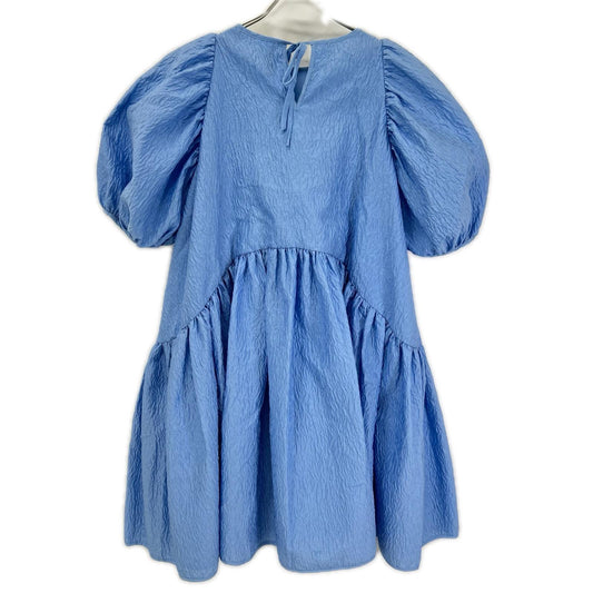 Cecilie Bahnsen セシリーバンセン 02.21-RTW0067 ライトブルー ALEXA DRESS/ アレクサドレス パフスリーブワンピース ワンピース