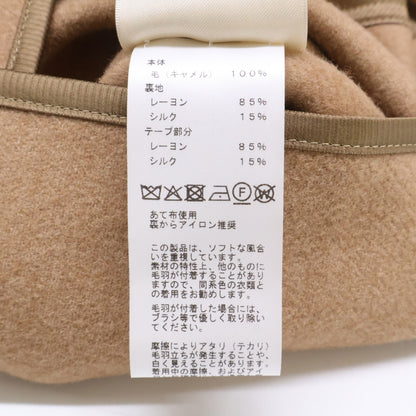 HERMES エルメス 【美品/国内正規】RE EDITION1998 5H0194DM キャメル100％ マルジェラ期復刻 リバーシブル コート