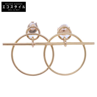 HERMES エルメス H105117B K18PG エシャペPM サークルモチーフ ピアス
