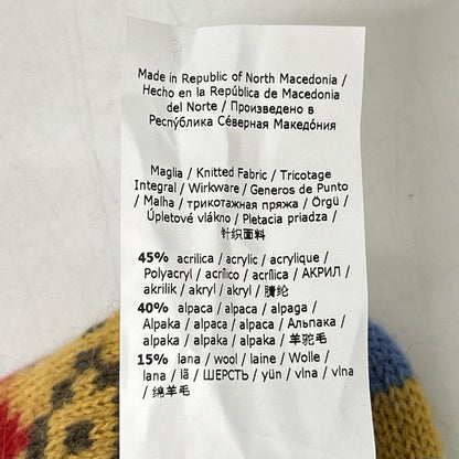 Max MaraWEEKEND マックスマーラウィークエンド 53661923 マルチカラー アルパカ 総柄クルーネックニット トップス