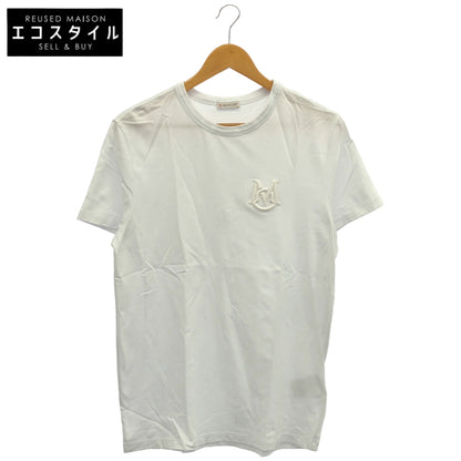 MONCLER モンクレール 20年製 ホワイト MAGLIA T-SHIRT ロゴワッペンtシャツ トップス