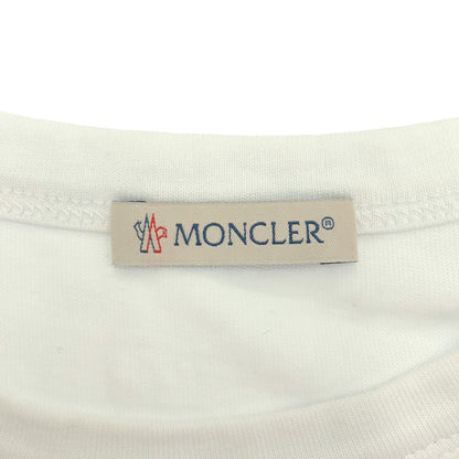 MONCLER モンクレール 20年製 ホワイト MAGLIA T-SHIRT ロゴワッペンtシャツ トップス