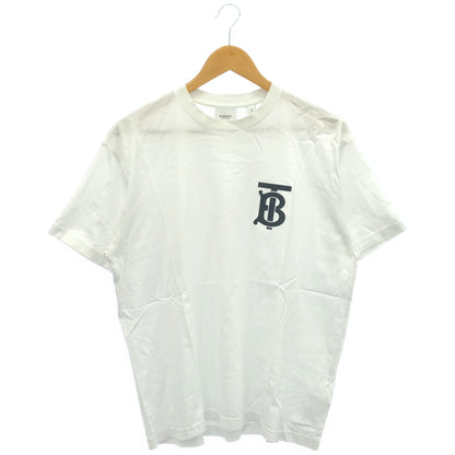 BURBERRY バーバリー 8017485 ホワイト モノグラムモチーフ TB ロゴプリント Tシャツ トップス