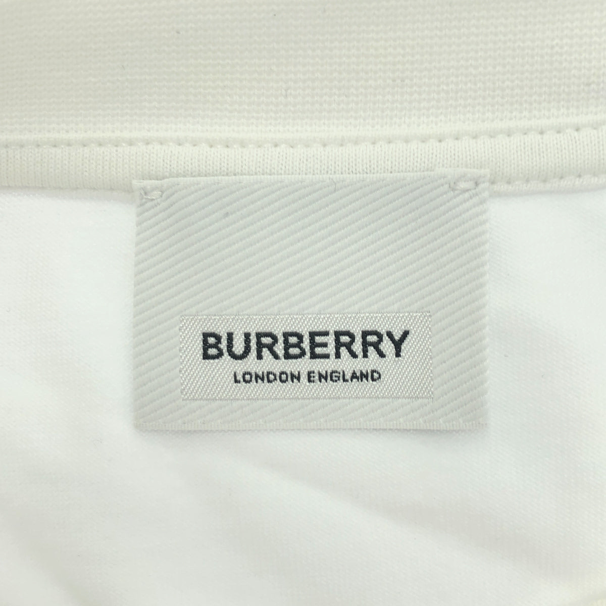 BURBERRY バーバリー 8017485 ホワイト モノグラムモチーフ TB ロゴプリント Tシャツ トップス