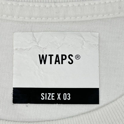(W)TAPS ダブルタップス ホワイト CIRCA TEE プリントTシャツ トップス