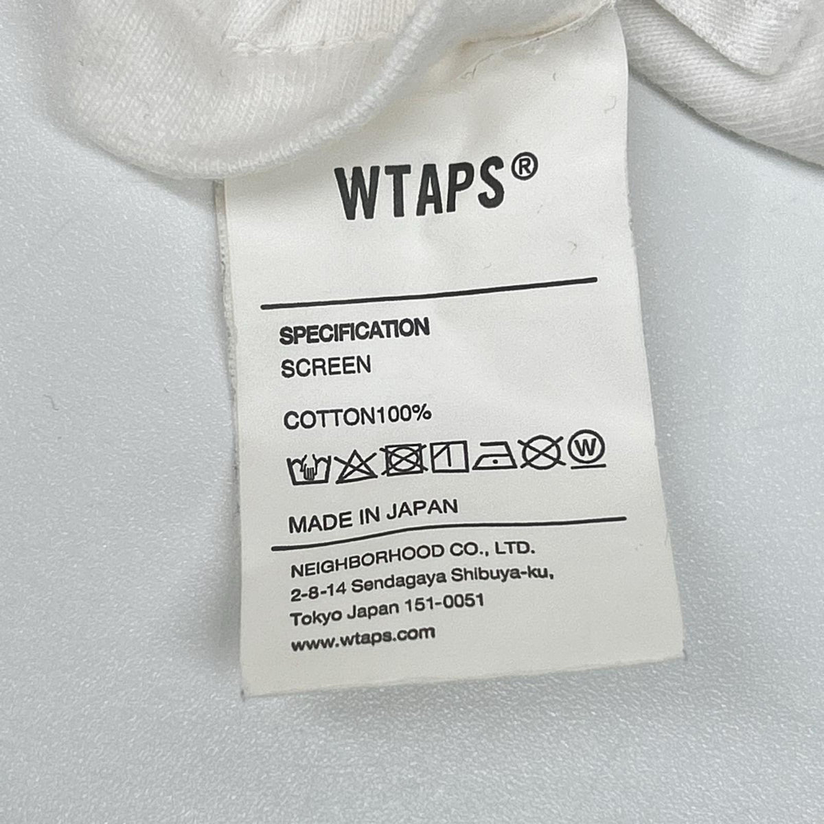 (W)TAPS ダブルタップス ホワイト CIRCA TEE プリントTシャツ トップス