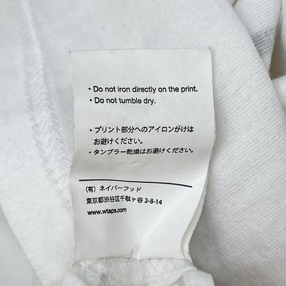 (W)TAPS ダブルタップス ホワイト CIRCA TEE プリントTシャツ トップス