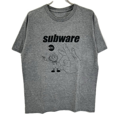SUBWARE サブウェア グレー TO TOYS プリントTシャツ トップス