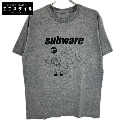 SUBWARE サブウェア グレー TO TOYS プリントTシャツ トップス