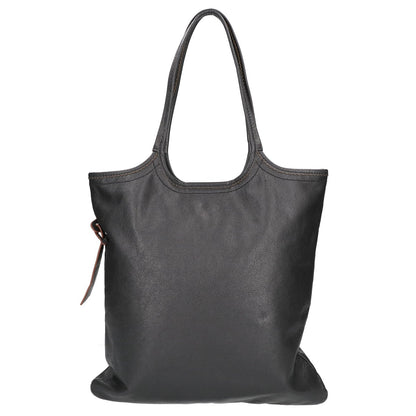 genten ゲンテン 【美品】44926 クロムフリー鞣し フェザー トートバッグ