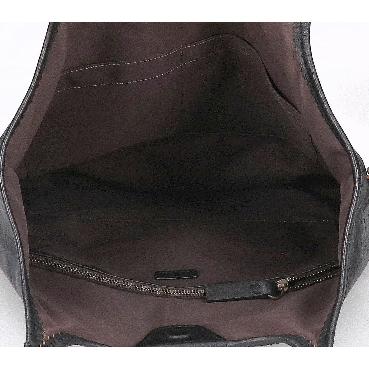 genten ゲンテン 【美品】44926 クロムフリー鞣し フェザー トートバッグ