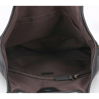 genten ゲンテン 【美品】44926 クロムフリー鞣し フェザー トートバッグ