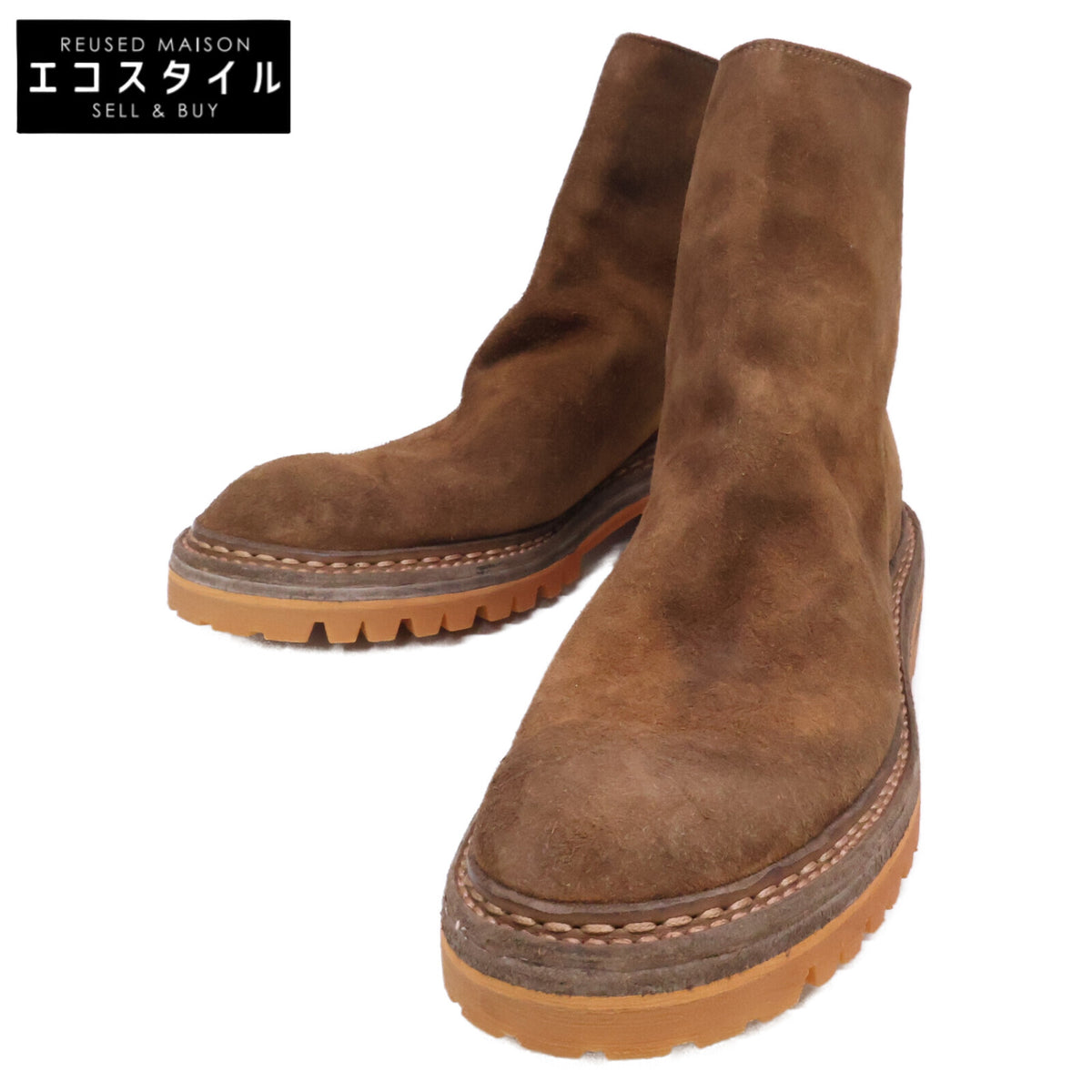 GUIDI グイディ ｘUNDERCOVERｘnonnative【新品同様】UC2B9F04 BACK ZIP MIDDLE BOOTS HORSE LEATHER バックジップ ミドルブーツ ホースリバースレザー シューズ