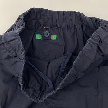 CASEY CASEY ケイシーケイシー ネイビー 高密度コットン ドローストリングス イージワイドショートパンツ ボトムス
