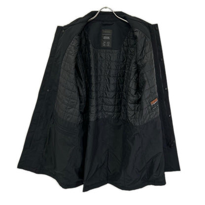 Z Zegna ジーゼニア ブラック THERMORE 比翼ステンカラーコート コート