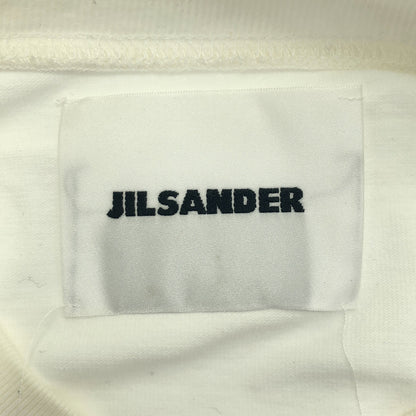 JILSANDER ジルサンダー ホワイト×ブラック フロントプリント ショートスリーブカットソー トップス