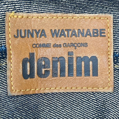 COMMEdesGARCONS JUNYA WATANABE コムデギャルソンジュンヤワタナベ JR-S094 06AW インディゴ フレア変形グリッターデニムスカート スカート