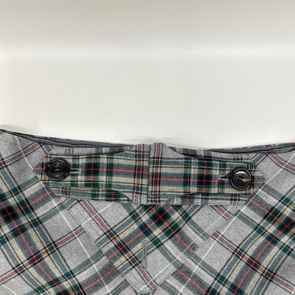 COMMEdesGARCONS JUNYA WATANABE コムデギャルソンジュンヤワタナベ JQ-S020 06SS グレー ウール100 タータンチェック変形サルエルパンツ ボトムス