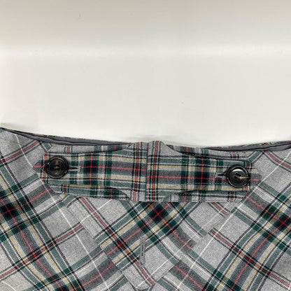 COMMEdesGARCONS JUNYA WATANABE コムデギャルソンジュンヤワタナベ JQ-S020 06SS グレー ウール100 タータンチェック変形サルエルパンツ ボトムス