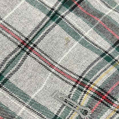 COMMEdesGARCONS JUNYA WATANABE コムデギャルソンジュンヤワタナベ JQ-S020 06SS グレー ウール100 タータンチェック変形サルエルパンツ ボトムス