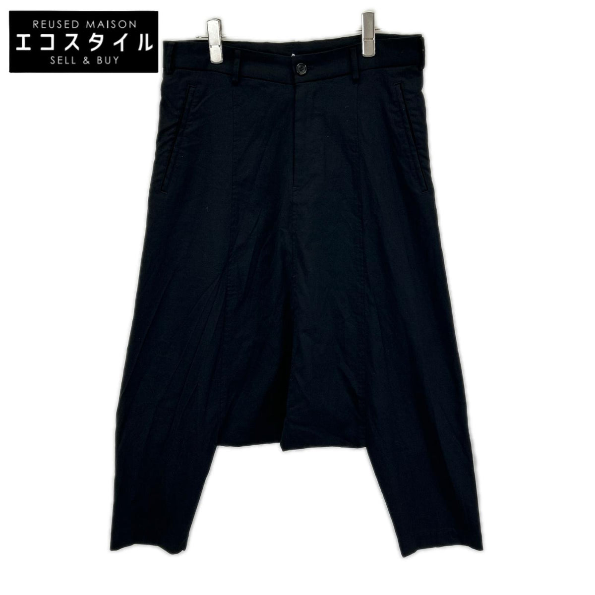 COMMEdesGARCONS COMMEdesGARCONS コムデギャルソンコムデギャルソン（コムコム） RK-P001 13SS ブラック サルエルパンツ ボトムス