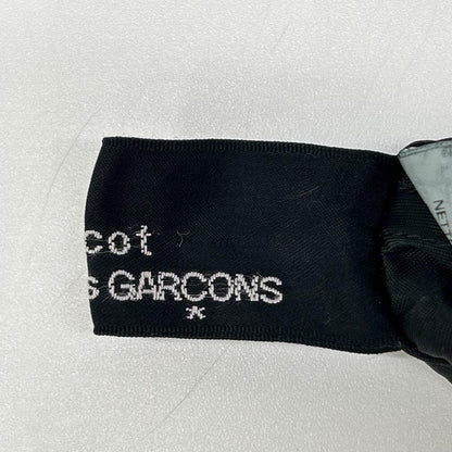 tricotCOMMEdesGARCONS トリココムデギャルソン TC-S062 01AW ブラック ナイロン フレアスカート スカート