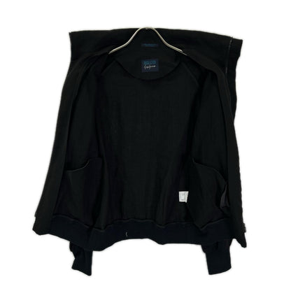 REGULATION Yohji Yamamoto レギュレーション ヨウジヤマモト FI-J53-301 ブラック リネン100 ハイネックジップアップブルゾン ジャケット ジャケット