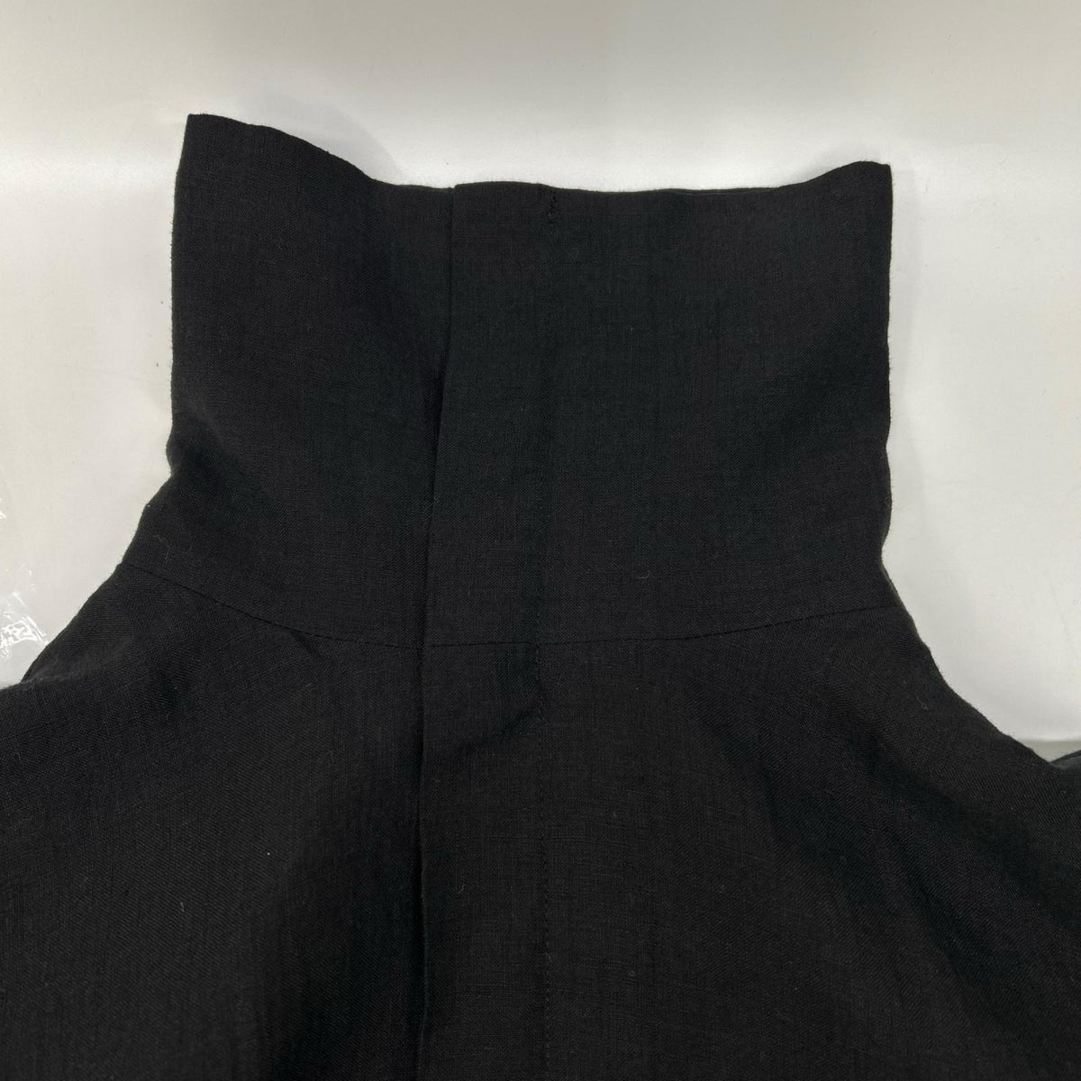 REGULATION Yohji Yamamoto レギュレーション ヨウジヤマモト FI-J53-301 ブラック リネン100 ハイネックジップアップブルゾン ジャケット ジャケット