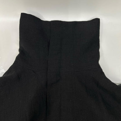 REGULATION Yohji Yamamoto レギュレーション ヨウジヤマモト FI-J53-301 ブラック リネン100 ハイネックジップアップブルゾン ジャケット ジャケット