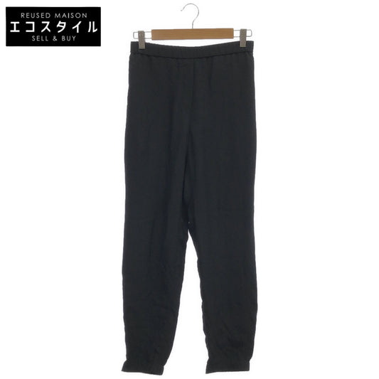 Theory セオリー 26SS ブラック Washed Twill ジョガーパンツ ボトムス