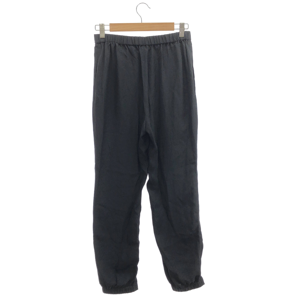 Theory セオリー 26SS ブラック Washed Twill ジョガーパンツ ボトムス