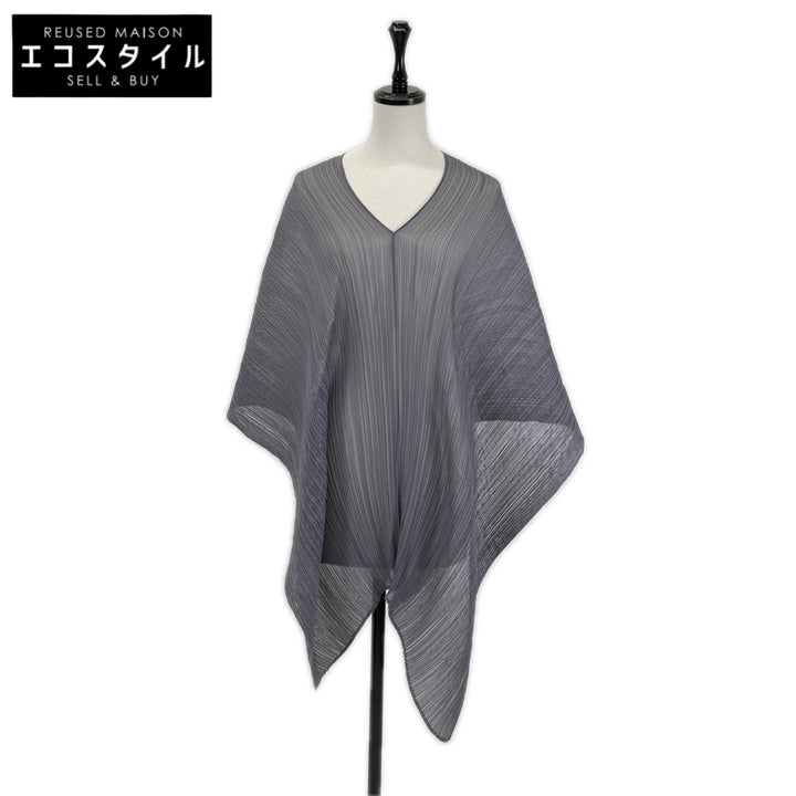 PLEATS PLEASE プリーツプリーズ PP05AD111 グレー BASIC MADAME-T SMALL ストールカットソー トップス