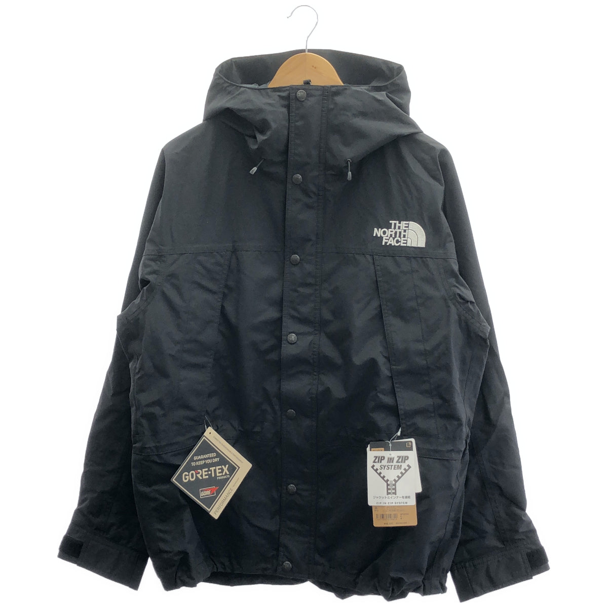 THE NORTH FACE ノースフェイス NP62550 ブラック ナイロン ゴアテックス MOUNTAIN LIGHT JK/マウンテンライトジャケット トップス
