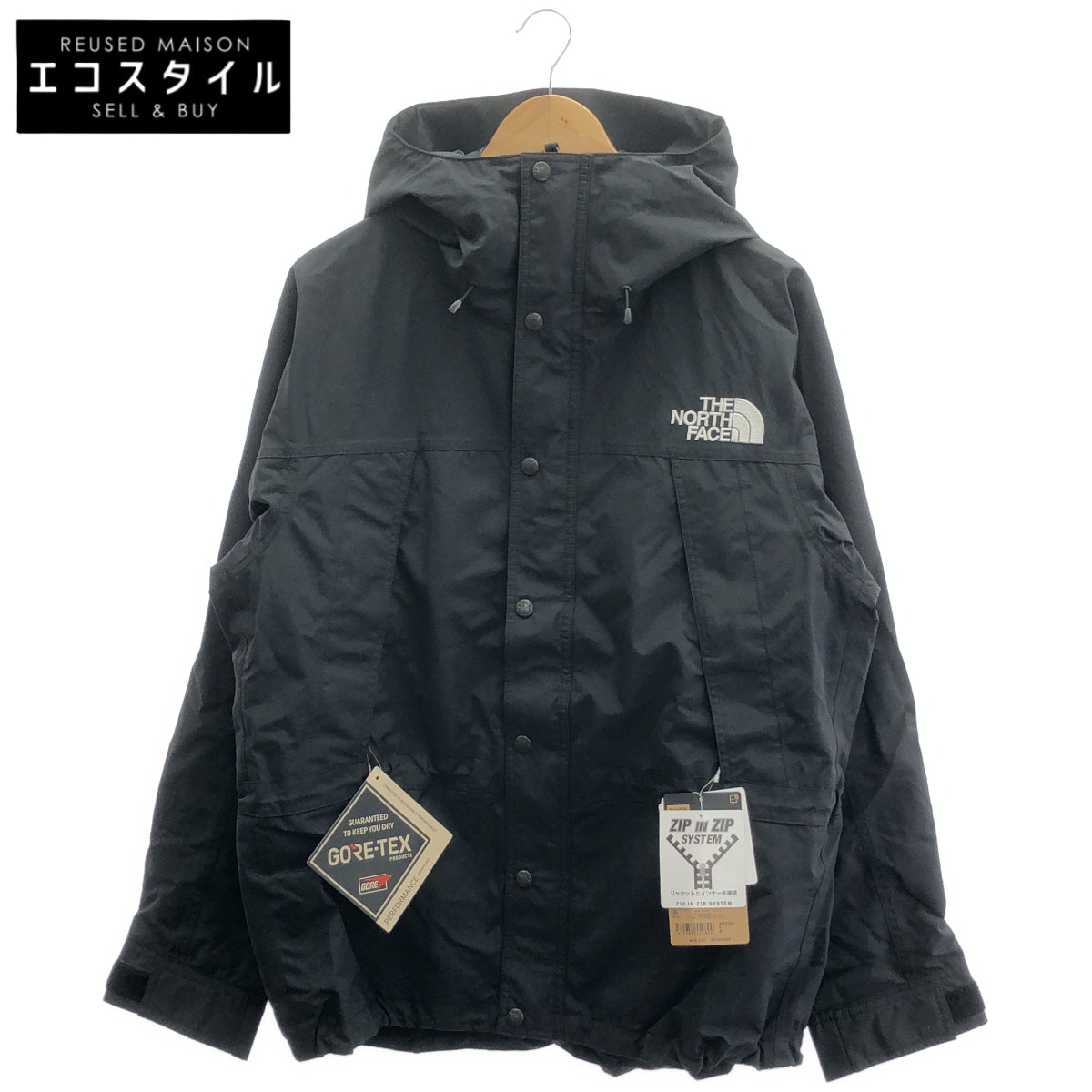 THE NORTH FACE ノースフェイス NP62550 ブラック ナイロン ゴアテックス MOUNTAIN LIGHT JK/マウンテンライトジャケット トップス