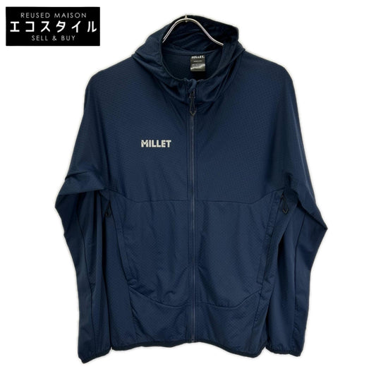 MILLET ミレー MIV02172 ネイビー ソル メッシュ ジップアップフーディ トップス