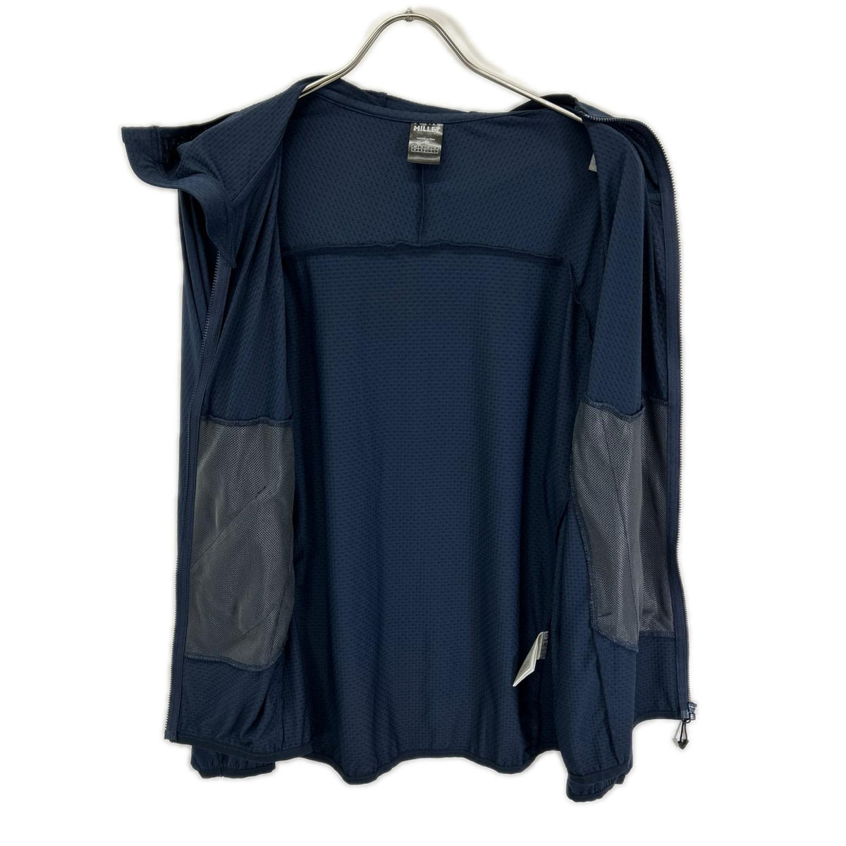 MILLET ミレー MIV02172 ネイビー ソル メッシュ ジップアップフーディ トップス