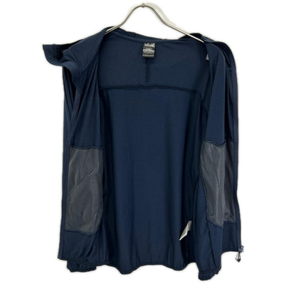 MILLET ミレー MIV02172 ネイビー ソル メッシュ ジップアップフーディ トップス