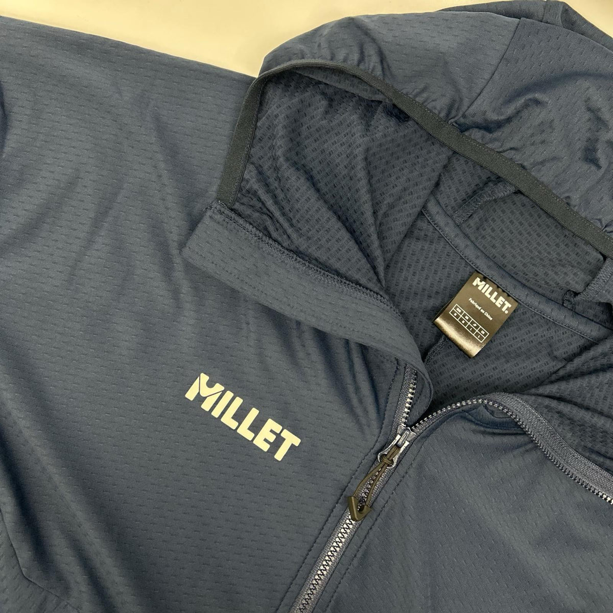 MILLET ミレー MIV02172 ネイビー ソル メッシュ ジップアップフーディ トップス