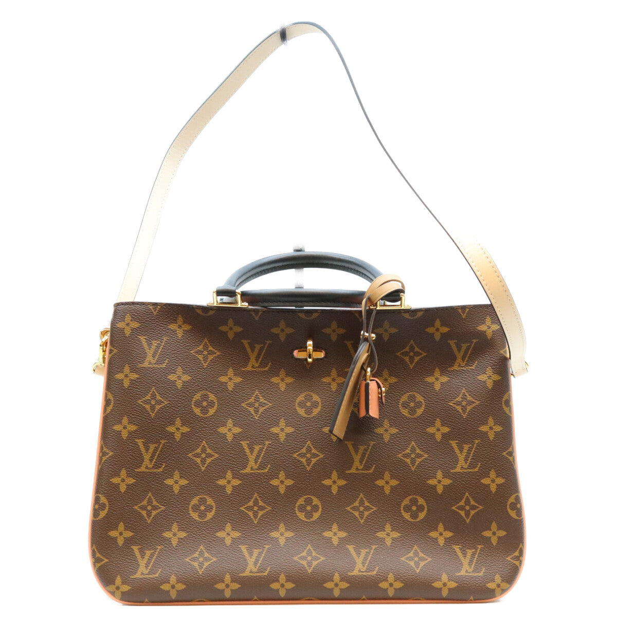 LOUIS VUITTON ルイヴィトン 18年 M44255 モノグラム セサミペッシュ×クレーム ミルフィーユ 2WAYショルダーバッグ ショルダーバッグ