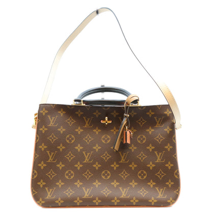 LOUIS VUITTON ルイヴィトン 18年 M44255 モノグラム セサミペッシュ×クレーム ミルフィーユ 2WAYショルダーバッグ ショルダーバッグ