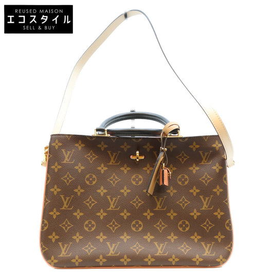 LOUIS VUITTON ルイヴィトン 18年 M44255 モノグラム セサミペッシュ×クレーム ミルフィーユ 2WAYショルダーバッグ ショルダーバッグ