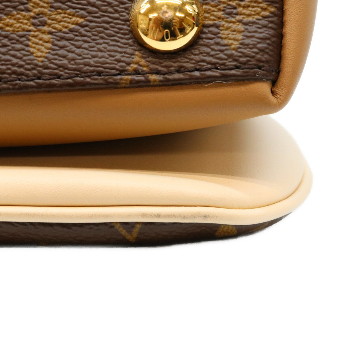 LOUIS VUITTON ルイヴィトン 18年 M44255 モノグラム セサミペッシュ×クレーム ミルフィーユ 2WAYショルダーバッグ ショルダーバッグ