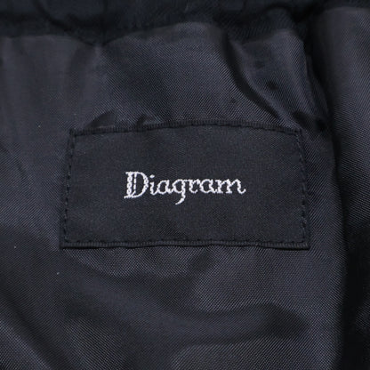Diagram ダイアグラム 【美品/24年製】0324417025 ツイード サロペット オーバーオール オールインワン